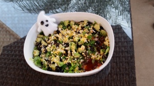 Spooky 7-Layer Mexican Dip ;)
